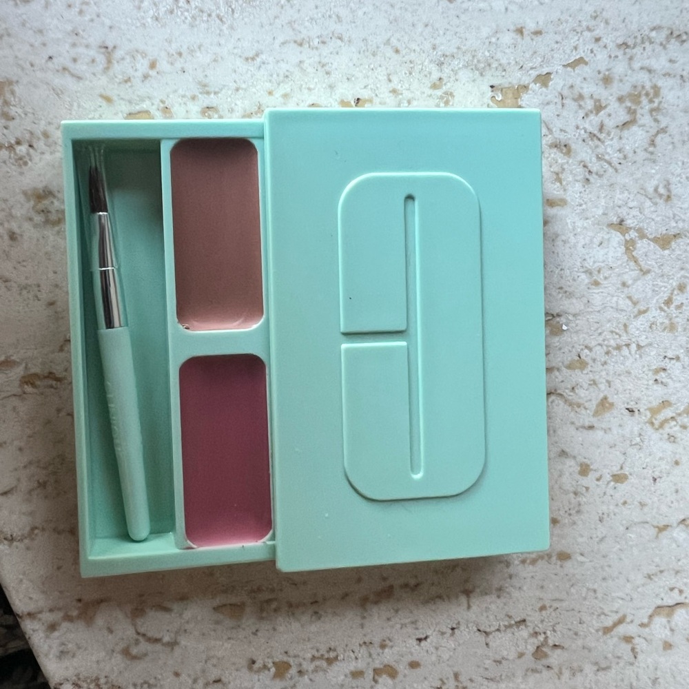New Deadstock Vintage 1990s Clinique Lip Palette Brush Tenderheart Soft Bloom